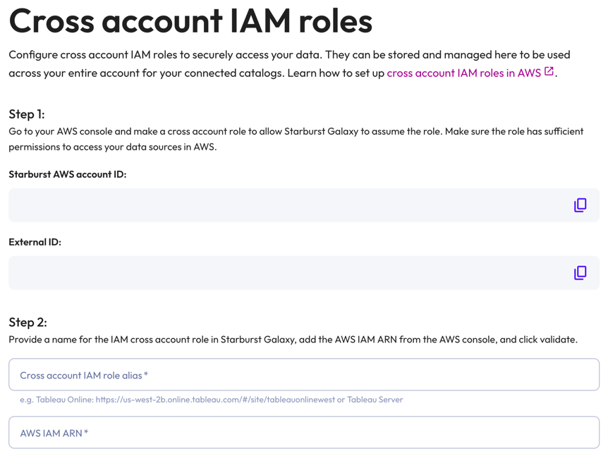 AWS configure IAM roles