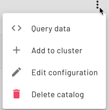 catalog context menu-catalog
