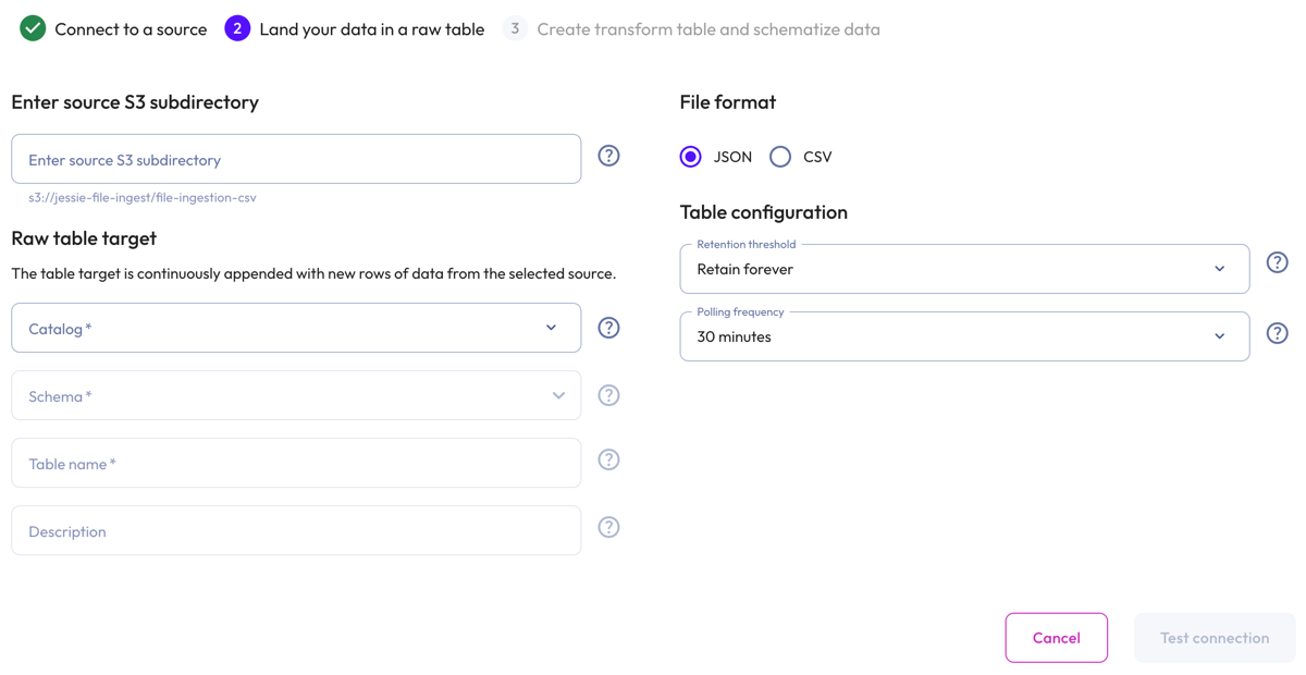 data-ingest-file-S3-land-your-data-in-a-raw-table-json
