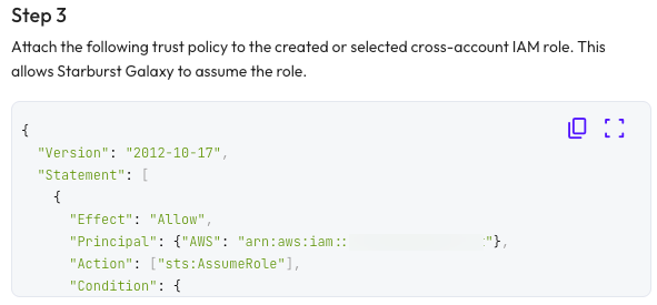 Trust policy in Galaxy