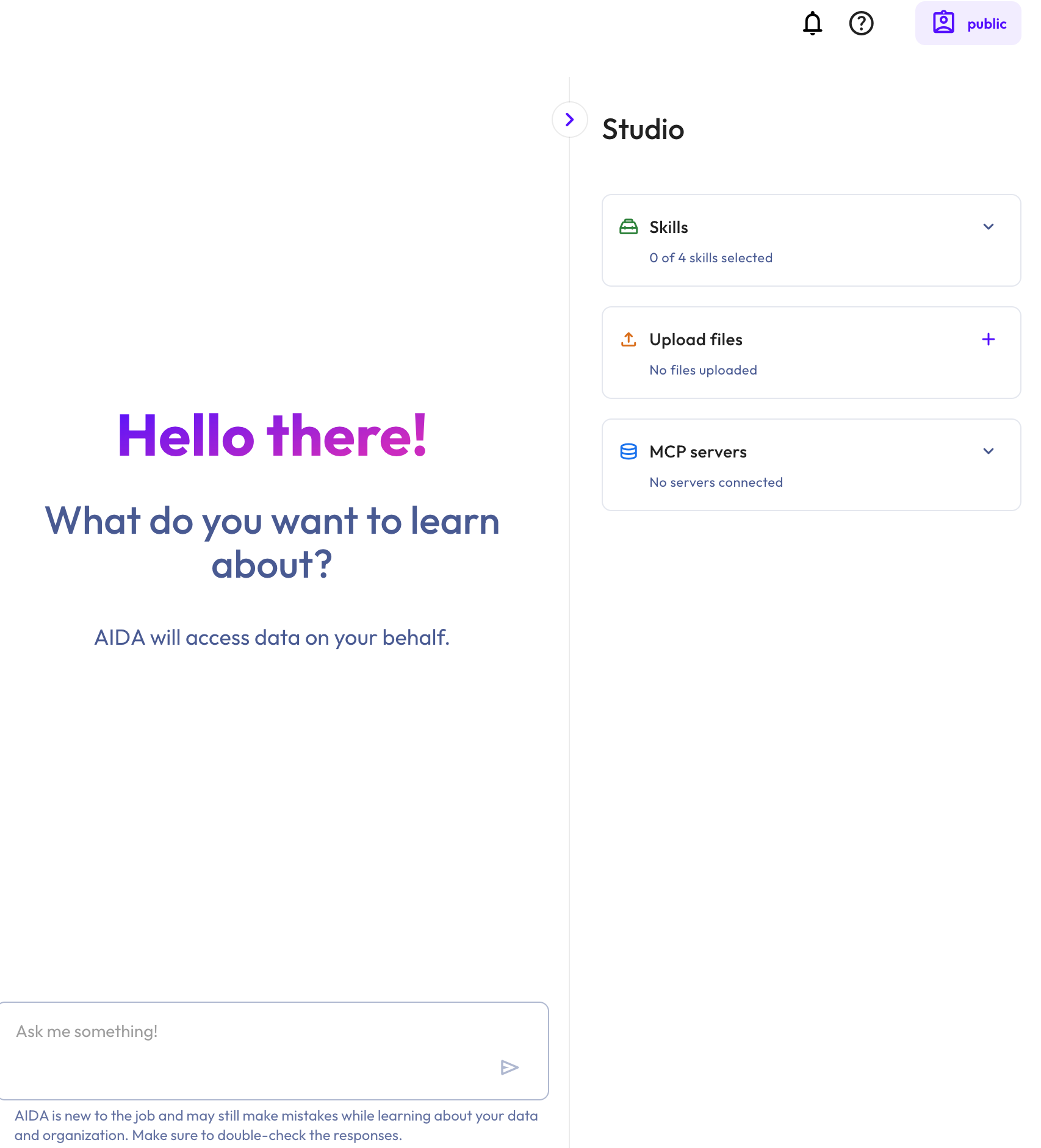 Starburst AIDA create custom persona dialog